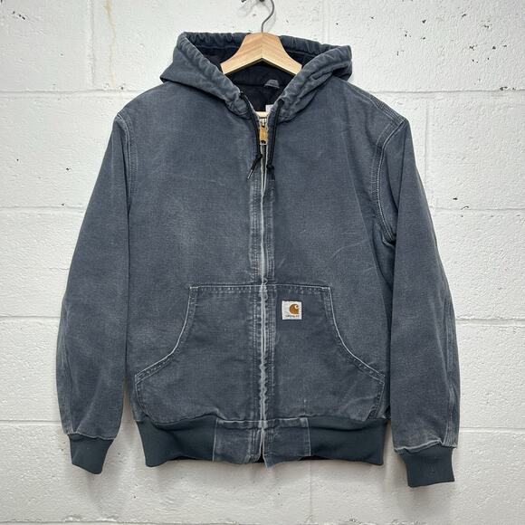 Carhartt Jackets & Blazers - Y2K Carhartt Quilt-Lined Jacket “Stone Blue” WJ130 STM